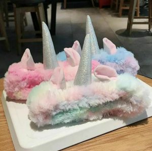 هدبند پشمالو تک شاخ