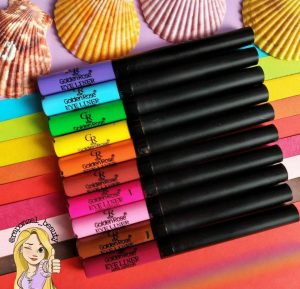 خط چشم رنگی 12عددی گلدن رز