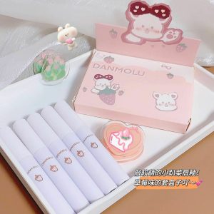 تینت رژ  ۵ عددی خرسی (جعبه صورتی)