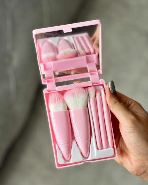 ست مینی براش نود جعبه دار (صورتی)