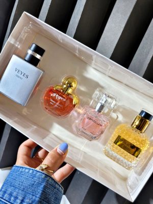 پک ادکلن چهارتایی فرانسه دخترونه (پک سفید)