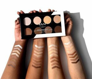 توضیحات حتما خوانده شود پالت حرفه ای کانتور پودری نیکس