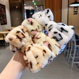 هدبند حوله ای پلنگی