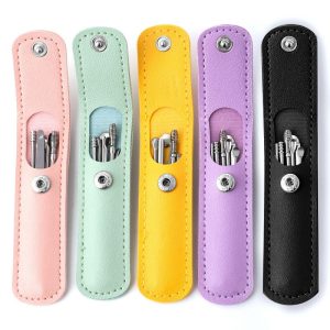 ست ۶ عددی گوش پاک کن کیف چرمی