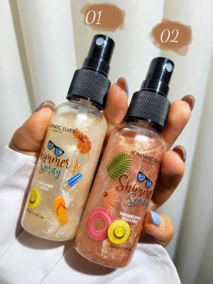 اسپری شیمری رومانیک شماره 02 رنگ صورتی