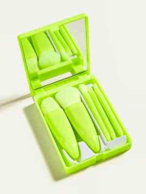 ست مینی براش کُپلی جعبه دار (سبز )