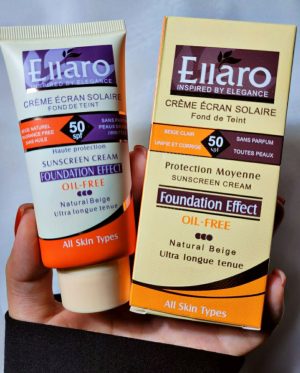 ضد آفتاب کرم پودری الارو spf50