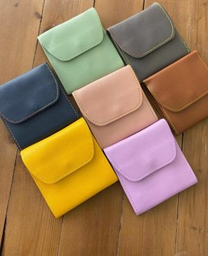 ست مانیکور چرمی رنگ قهوه ای