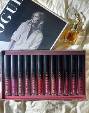 رژلب 12تایی گوشتی لورینا