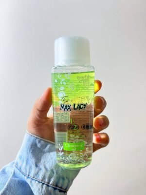 پاک کننده صورت (تونر) دو فاز مکس لیدی رنگ سبز