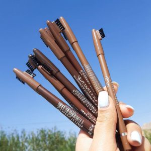 جین ۱۲تایی مداد ابرو برس دار گاش