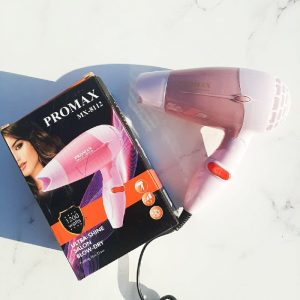 سشوار تاشو مسافرتی از برند معروف مکس (صورتی)