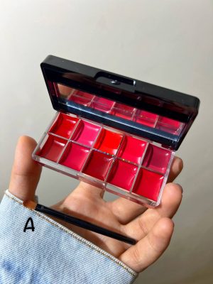 پالت رژلب 10رنگ  دو سه (سریA)