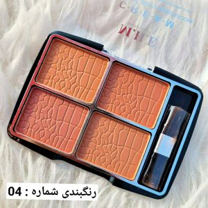 پالت رژگونه برند ام.اچ.ای شماره 04