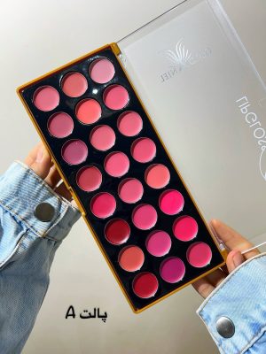 پالت اورجینال رژلب ۲۴رنگ گلدانجل سری A