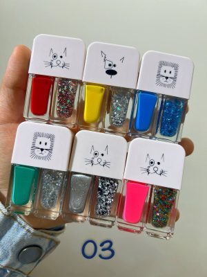 پک لاک 6تایی دوقلو عروسکی شماره 03