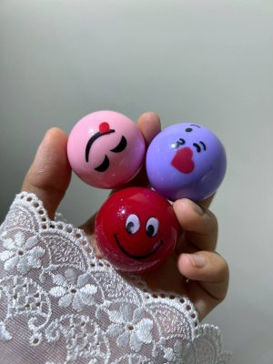 بالم لب طرح ایموجی رنگی