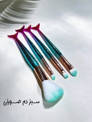 براش ۴ تایی پری دریایی(رنگ سبز)