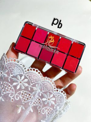 پالت رژلب 10رنگ  دو سه (PB)