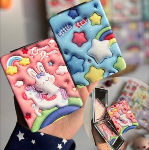 آینه جیبی دوطرفه طرح ستاره