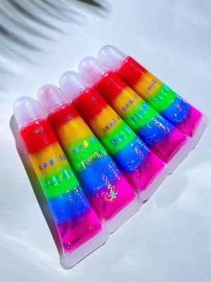 شاین رژ تیوپی رنگین کمان