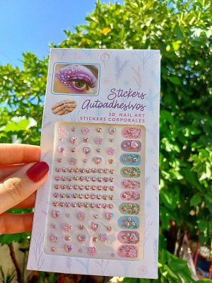 پک نگین ۳ بعدی مو و ناخن